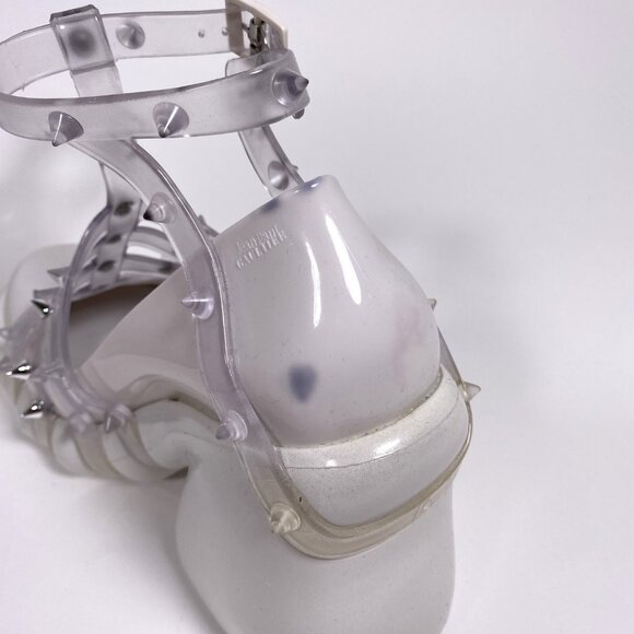 JEAN PAUL GAULTIER x Melissa White Jelly 'Punk Love' Platform - Picture 7 of 11